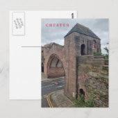 Chester Newgate View Postkarte (Vorne/Hinten)