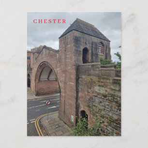 Chester Newgate View Postkarte