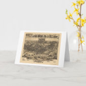 Chester, panoramische Karte PAs - 1885 (Gelbe Blume)