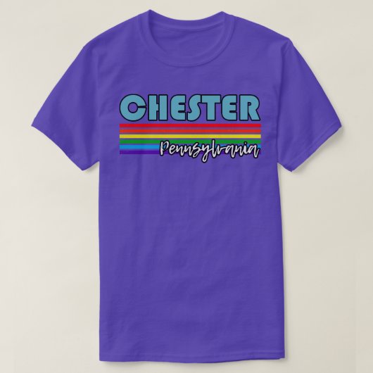 Chester Pennsylvania Pride Chester LGBT Geschenk L T-Shirt (Design vorne)