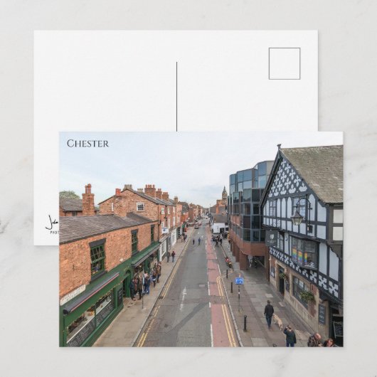 Chester Postkarte (Vorne/Hinten)