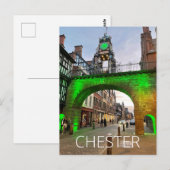 Chester Postkarte (Vorne/Hinten)