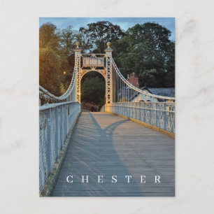 Chester Queens Park Bridge Ansichtskarte Postkarte