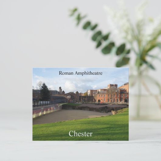 Chester Roman Amphitheater Postkarte (Stehend Vorderseite)