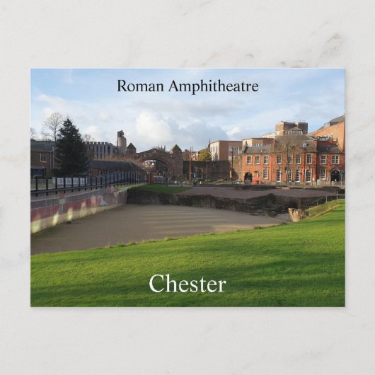 Chester Roman Amphitheater Postkarte (Vorderseite)