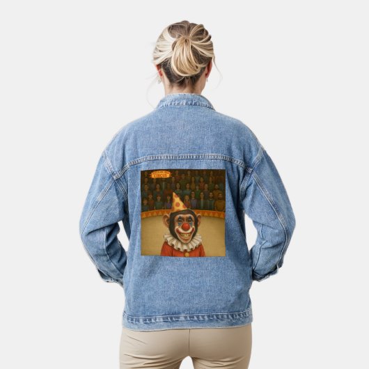 Chester the chimp clown jeansjacke (Modell)