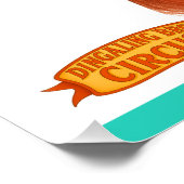 Chester the chimp clown poster (Ecke)