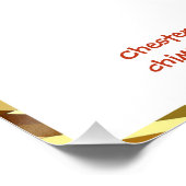 Chester the chimp clown poster (Ecke)