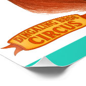 Chester the chimp clown poster (Ecke)