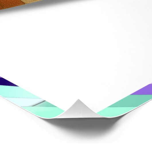 Chester the chimp clown poster (Ecke)