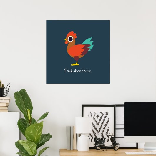 Chester the Rooster Poster (Heimbüro)