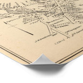 Chesterfield, Cheshire Co Poster (Ecke)