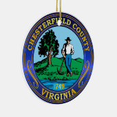 Chesterfield Landkreis Siegel Keramikornament (Rechts)