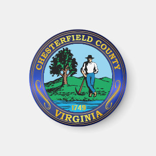 Chesterfield Landkreis Siegel Magnet