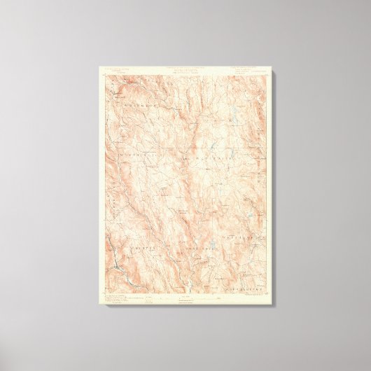 Chesterfield, Massachusetts Leinwanddruck (Vorderseite)