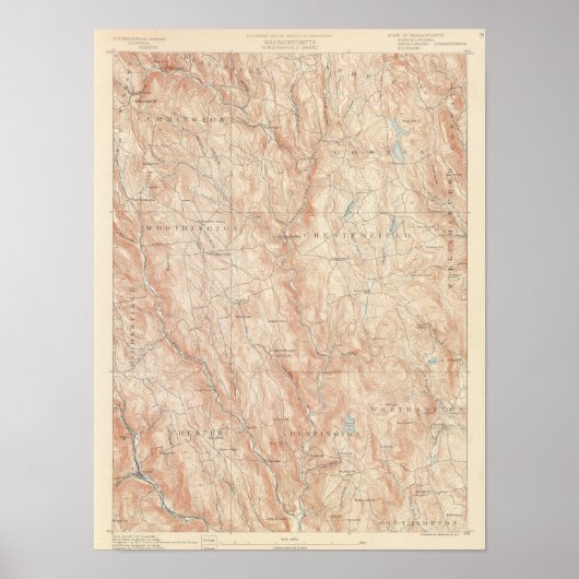 Chesterfield, Massachusetts Poster (Vorne)