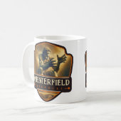 Chesterfield, Missouri | VINTAG Kaffeetasse (Vorderseite Links)