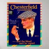Chesterfield Zigaretten Phantastisch Vintag Kommer Poster (Vorne)
