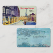 Chesterfield-Zwirngemälde Visitenkarte (Vorne/Hinten)