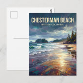 Chesterman Beach Kanada Postkarte (Vorne/Hinten)