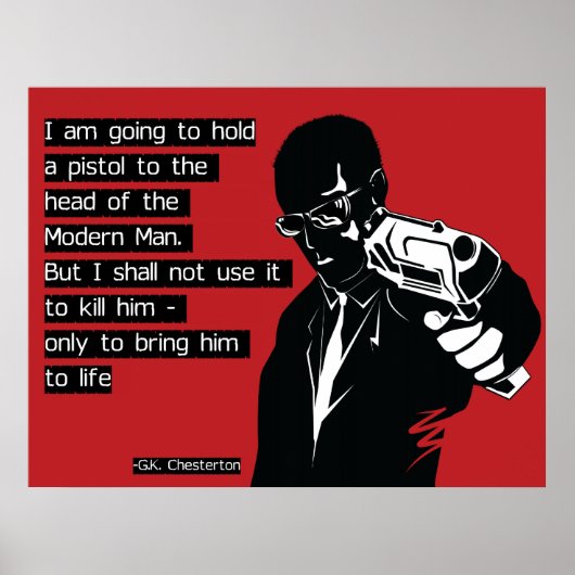 Chesterton Modern Man Poster (Vorne)