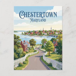 Chestertown Maryland Postkarte