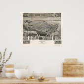 Chestertown, MD Panorama Karte - 1907 Poster (Küche)