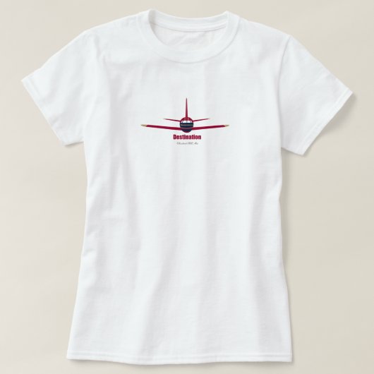 Chestnut Hill Massachusetts MA Flughafen T-Shirt (Design vorne)