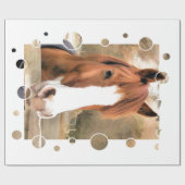 CHESTNUT HORSE GESCHENKPAPIER (Flach)