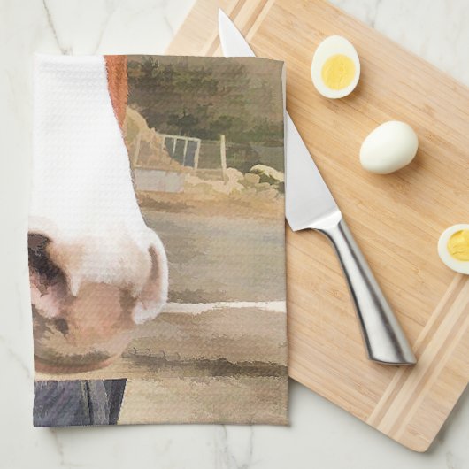 CHESTNUT HORSE GESCHIRRTUCH (Viertel Falte)