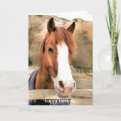 CHESTNUT HORSE KARTE (Vorderseite)