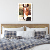 CHESTNUT HORSE LEINWANDDRUCK (Insitu (Schlafzimmer))