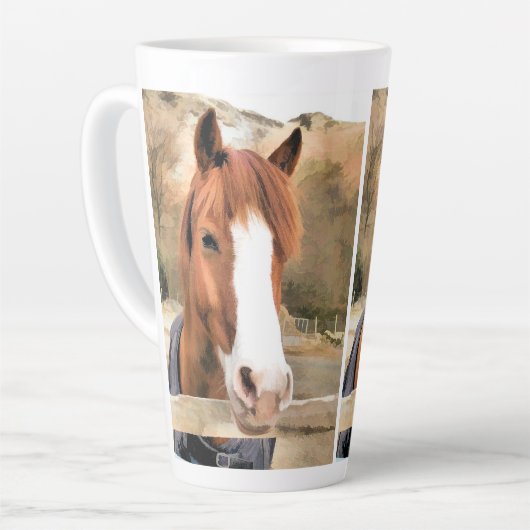 CHESTNUT HORSE MILCHTASSE (Linke Ecke)