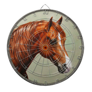 Chestnut Morgan Horse Dartscheibe