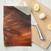 Chestnut Morgan Horse Geschirrtuch (Viertel Falte)