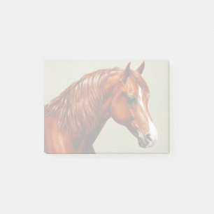 Chestnut Morgan Horse Post-it Klebezettel