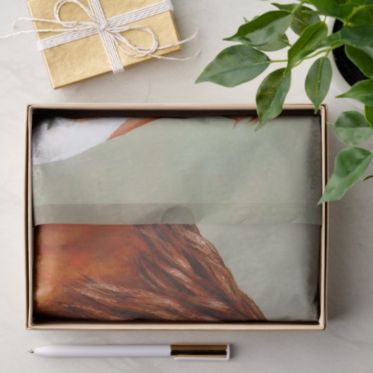 Chestnut Morgan Horse Seidenpapier (Geschenk)