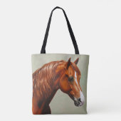 Chestnut Morgan Horse Tasche (Rückseite)