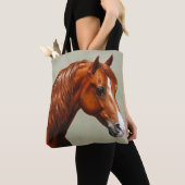 Chestnut Morgan Horse Tasche (Von Nahem)
