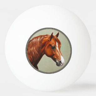 Chestnut Morgan Horse Tischtennisball