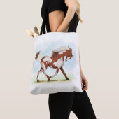 Chestnut Overo Skewbald Horse Tasche (Von Nahem)