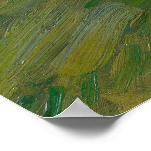 chestnut tree in bloom  poster (Ecke)