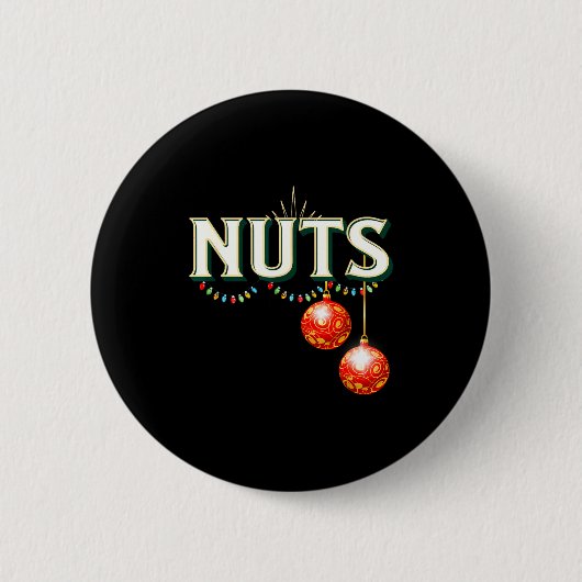 Chestnuts Matching Christmas Family Funny Chest Nu Button (Vorderseite)