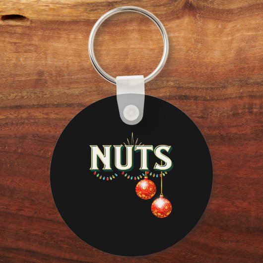 Chestnuts Matching Christmas Family Funny Chest Nu Schlüsselanhänger (Vorderseite)