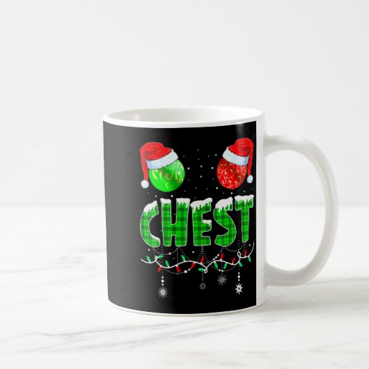 Chestnuts Matching Family Funny Chest Nuts Christm Kaffeetasse (Rechts)
