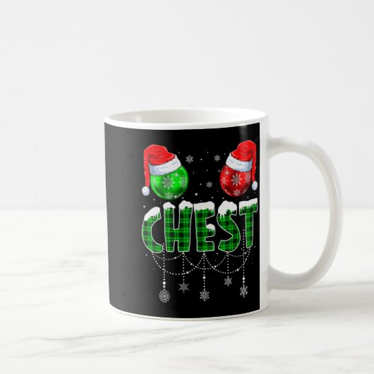 Chestnuts Matching Family Funny Chest Nuts Christm Kaffeetasse (Rechts)