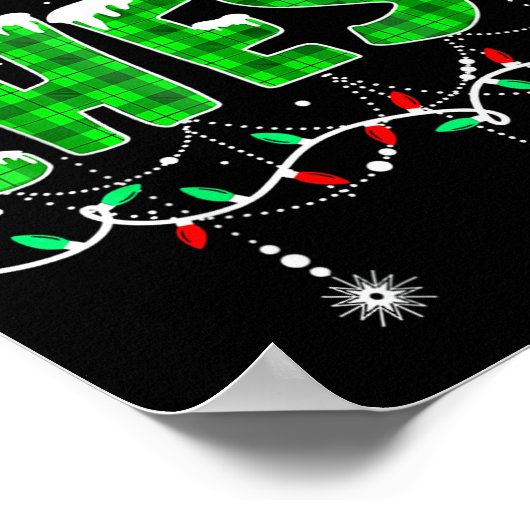 Chestnuts Matching Family Funny Chest Nuts Christm Poster (Ecke)