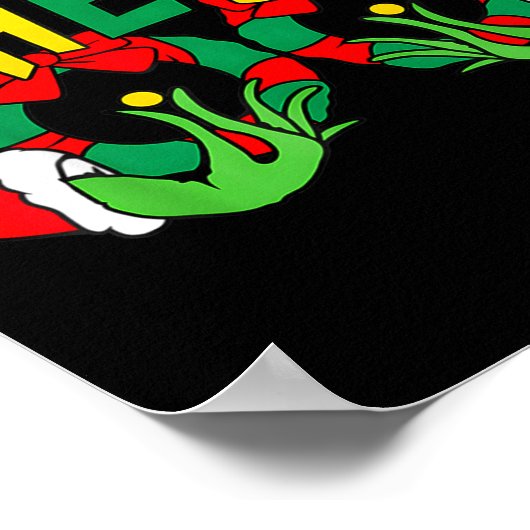 Chestnuts Matching Family Funny Chest Nuts Christm Poster (Ecke)