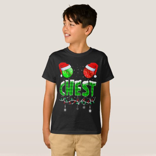 Chestnuts Matching Family Funny Chest Nuts Christm T-Shirt (Vorne ganz)