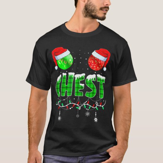 Chestnuts Matching Family Funny Chest Nuts Christm T-Shirt (Vorderseite)